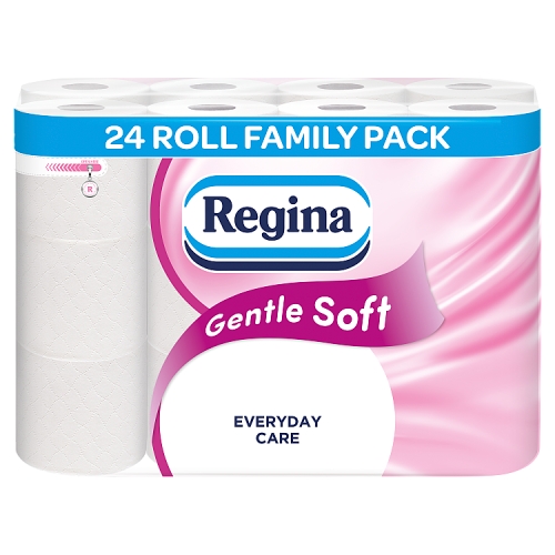 Regina Gentle Soft 24 Rolls (24 x 160 Sheets) pack shot