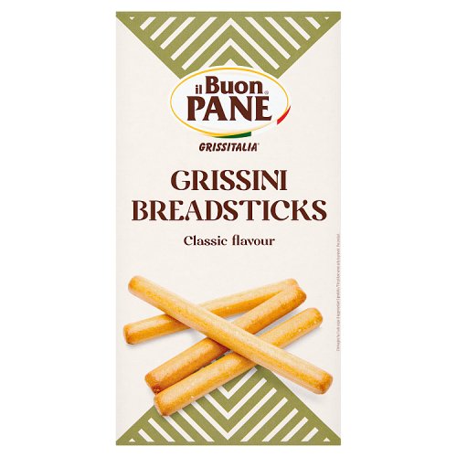 Il Buon Pane Breadsticks with Exra Virgin Oil 125g pack shot