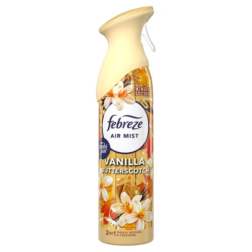 Febreze Air Freshener Spray Vanilla Seasonal 185ml pack shot