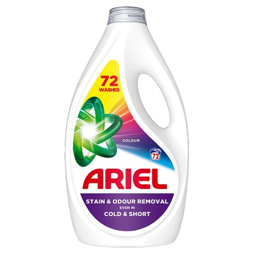 Ariel Liquid 72 Wash Colour pack shot