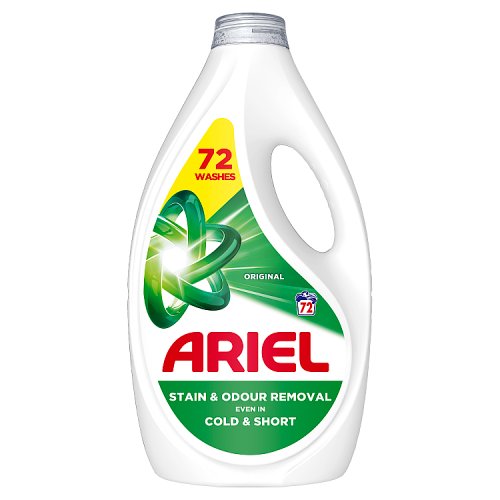 Ariel Liquid 72 Wash Original pack shot