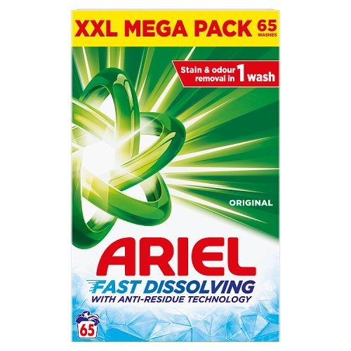 Ariel Powder 65w pack shot