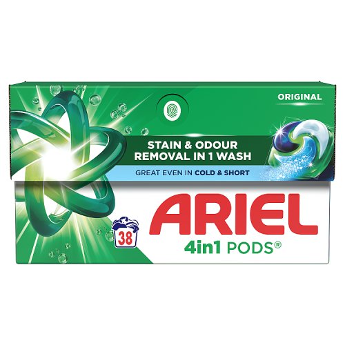 Ariel Pods 38ct Original pack shot