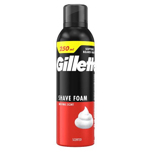 Gillette Regular Shaving Foam CC pack shot