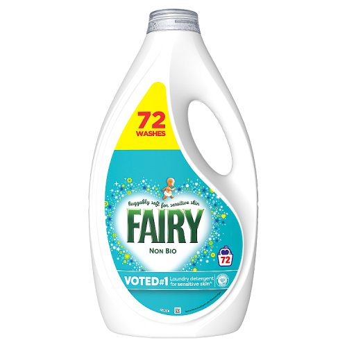 Fairy Non-Bio Detergent Liquid 72w pack shot