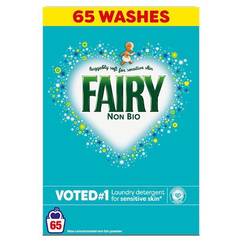 Fairy Non-Bio Powder 65w pack shot