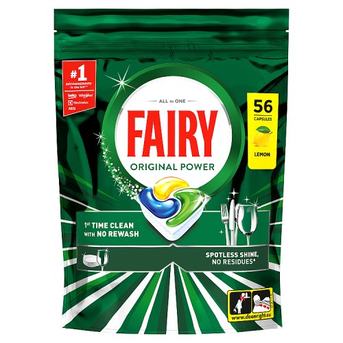 Fairy AIO ADW 56ct Lemon pack shot