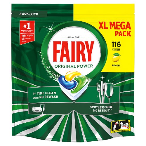 Fairy AIO ADW 116ct Lemon pack shot