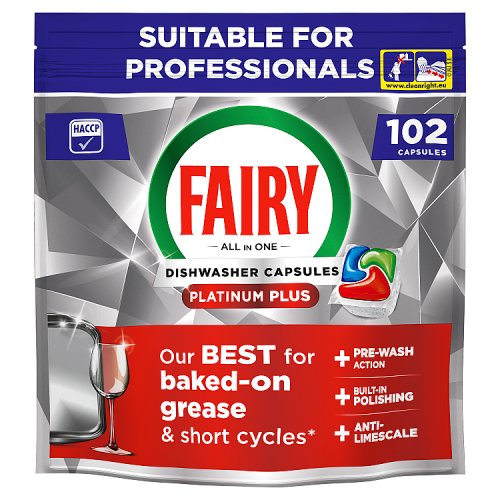 Fairy Professional Platinum+ ADW Caps 102s Original pack shot