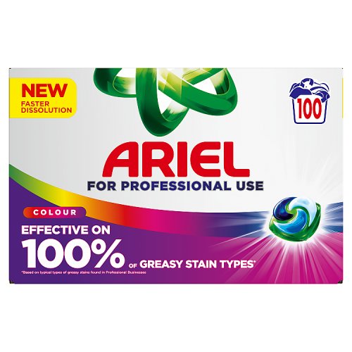 Ariel Professional Liquid Pod Colour (2x50) 100CT CSx1 pack shot