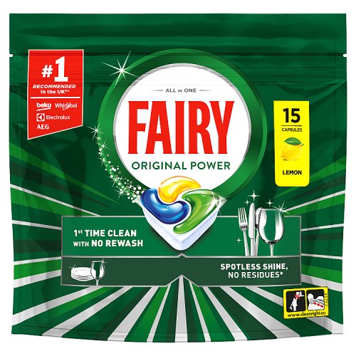 Fairy AIO ADW 15ct Lemon pack shot