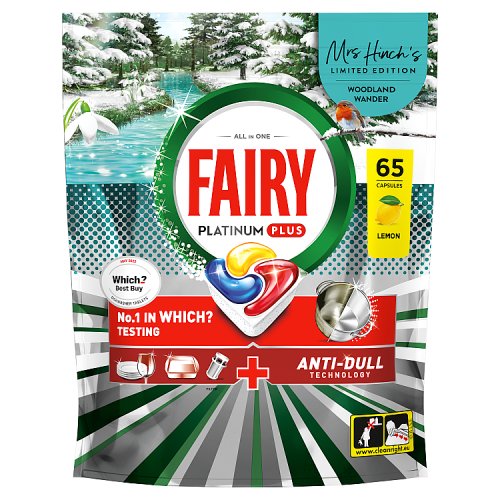 Fairy Platinum Plus ADW 65ct Lemon Woodland Wander pack shot