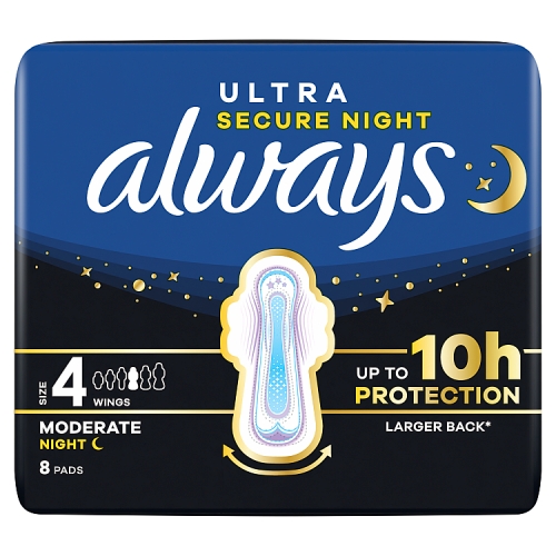 Always Ultra Secure Night Wings pack shot