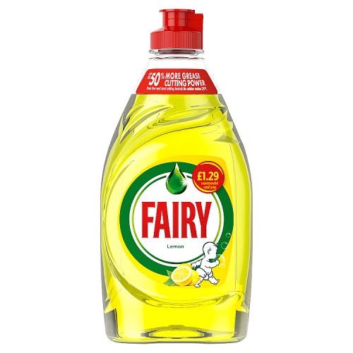 Fairy WUL 320ml PMP £1.29 Lemon pack shot