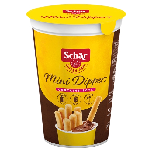Schar Gluten Free Mini Dipper Choc 52g pack shot