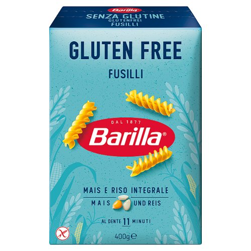 Barilla Fusilli Glutenfrei 400g pack shot