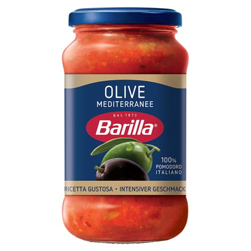 Barilla Sauce Olive Mediterran 400g pack shot