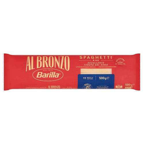 Barilla Al Bronzo Spaghetti 500g pack shot