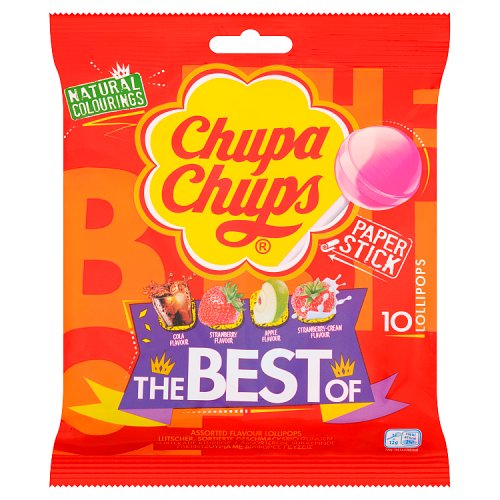 Chupa Chups Lollipops The Best Of 120g pack shot