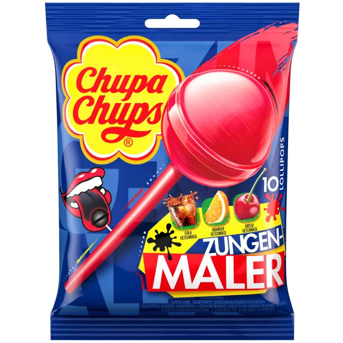 Chupa Chups Lollipops Zungenmaler 120g pack shot