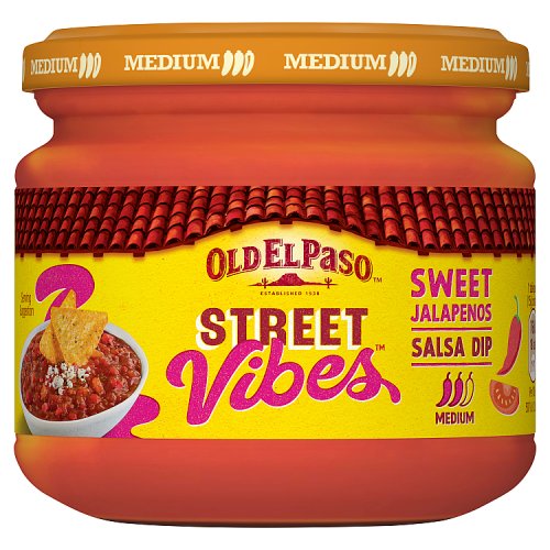 Old El Paso Street Vibes Red Jalapeno Salsa 335g pack shot