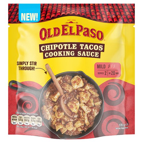 Old El Paso Chipotle Tacos Cooking Sauce 170G pack shot