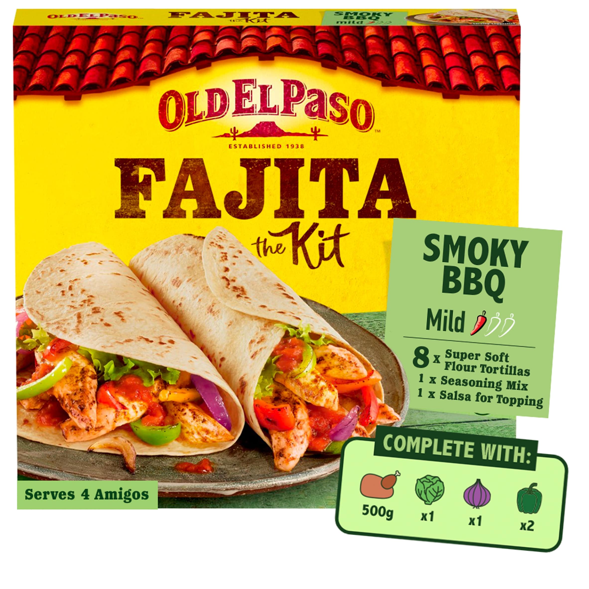 Old El Paso Fajita Seasoning 500g pack shot