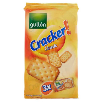 Gullon Salty Crackers 3 In Bag 300g pack shot