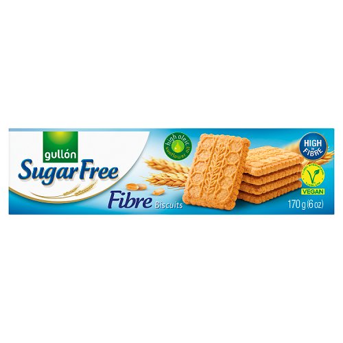 Gullon Sugar Free Fibre Cookies 170g pack shot