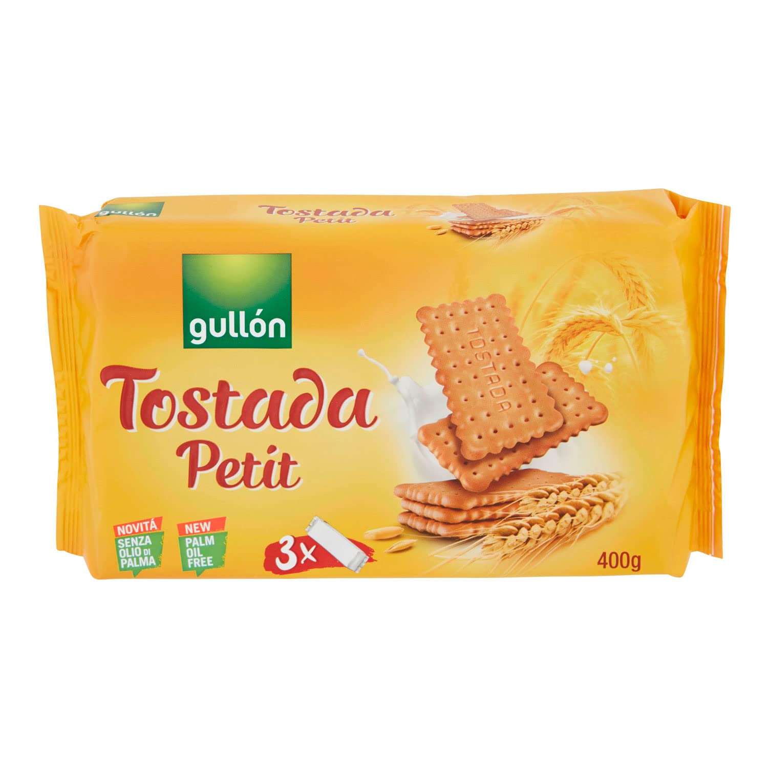 Gullon Petit Tostada Biscuits 400g pack shot