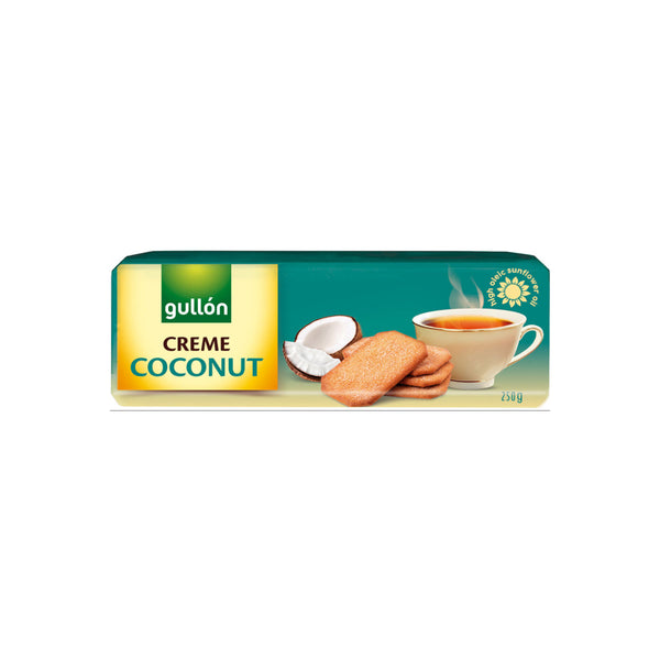 Gullon Crem Coco Biscuits 250g pack shot