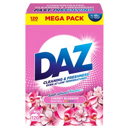Daz Laundry Powder 120 Wash Cherry Blossom pack shot