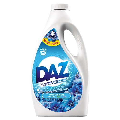 Daz Laundry Liquid 71 Wash Lotus Breeze pack shot