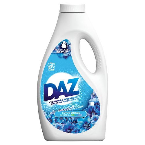 Daz Laundry Liquid 24 Wash Lotus Breeze pack shot