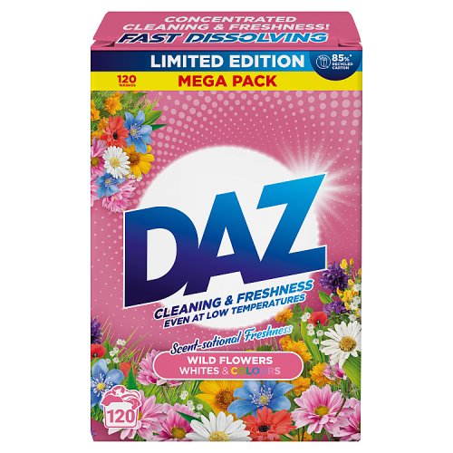 Daz Wild Flowers Powder 120w pack shot