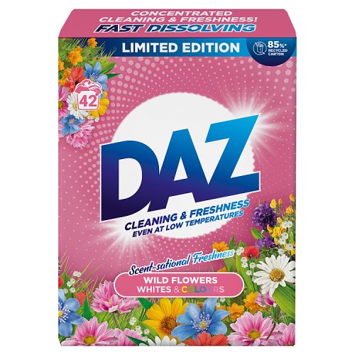 Daz Wild Flowers Powder 42w pack shot