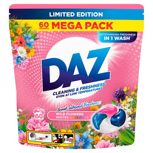 Daz Fresh Jasmine Pods 60w pack shot