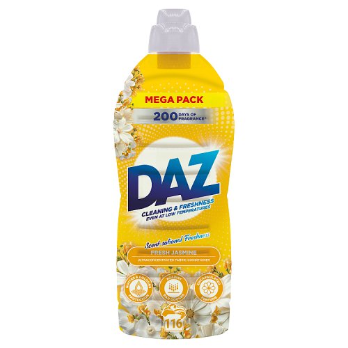 Daz Fresh Jasmine Fabric Conditioner 116w pack shot