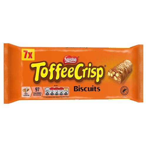 Nestle Toffee Crisp 7pk (7 x 18.7g) pack shot