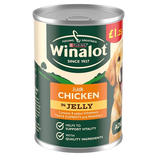Winalot Classics Chicken PM £1.25 400g pack shot