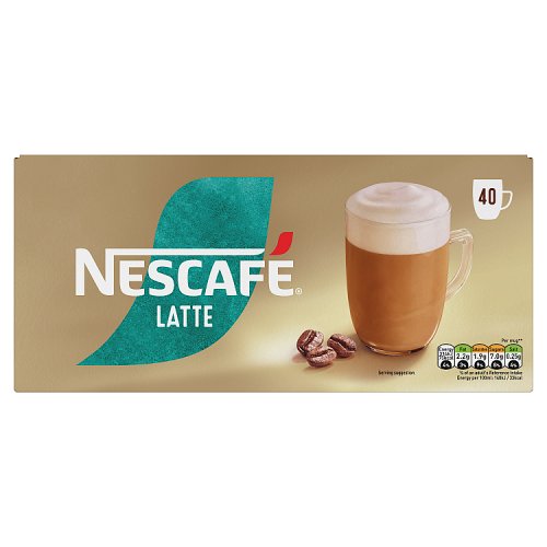 Nescafe Latte Sachets 40s pack shot