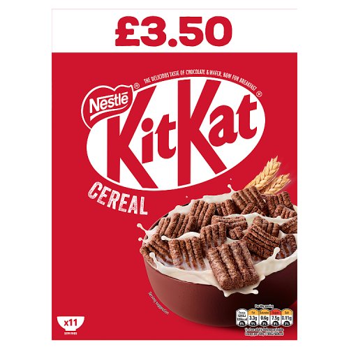 Nestle KitKat Cereal 330g PM £3.50 pack shot