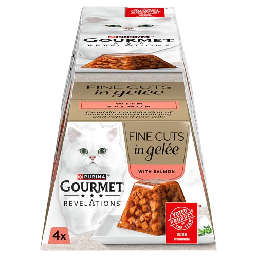 Gourmet Revelations Fine Cuts Salmon (4 x 57g) pack shot