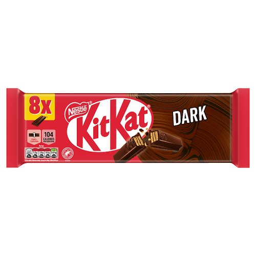 KitKat 2 Finger Dark (8 x 20.7g) pack shot