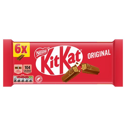 KitKat 2 Finger Milk 6pk (6 x 20.7g) pack shot