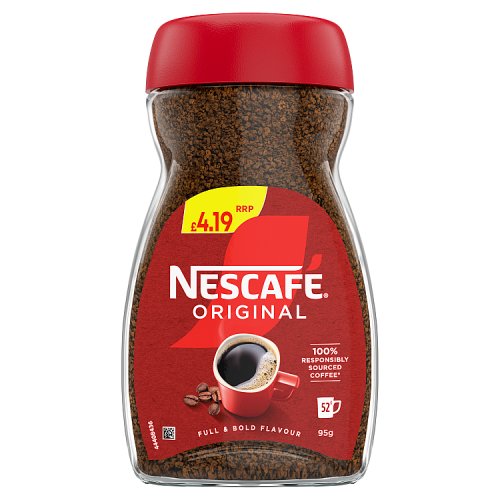 Nescafe Original 95g PM £4.19 pack shot