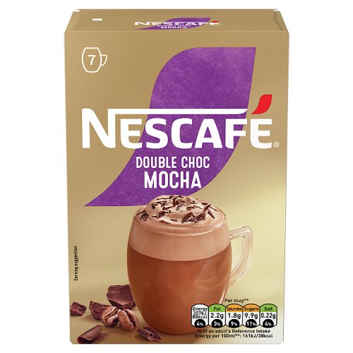 Nescafe 7x20.9g Instant Sachets Double Mocha pack shot