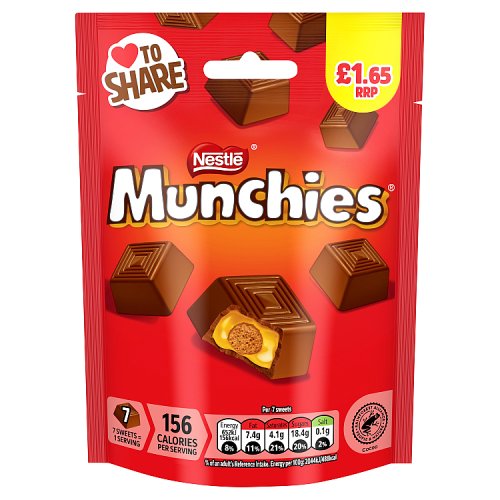 Munchies Sharing Pouch PM £1.65 81g pack shot