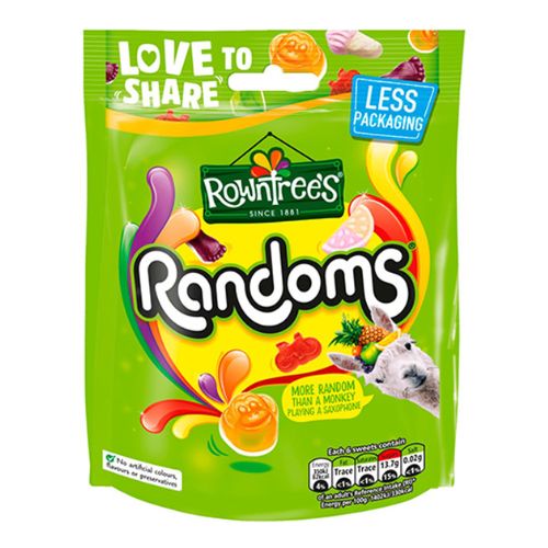 Rowntrees Randoms Spring Clipstrip 130g pack shot