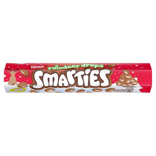 Smarties Giant Tube Reindeer 120g pack shot